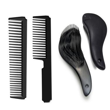 Imagem de Kit Mágico Escova Mágica Desembaraçar Cabelo e Pentes  - Santa Clara, 