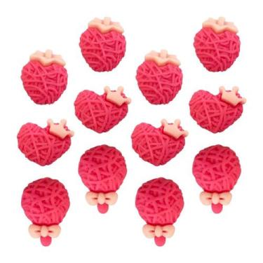 Imagem de Charms Apliques para Decoração Delicado Pink (12 Un) - Redelease