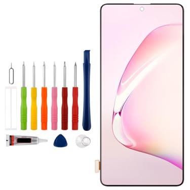 Imagem de Vvsialeek Novo conjunto de digitalizador de tela sensível ao toque TFT LCD para Galaxy Note 10 Lite SM-N770F/DS SM-N770F/DSM com kit de ferramentas de reparo técnico - sem função de impressão digital