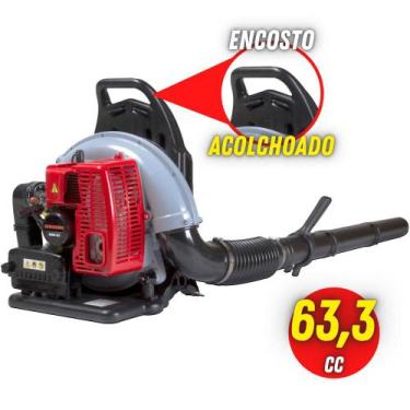 Imagem de Soprador de Folhas Costal Kawashima KWB63 63,3CC Ideal para Limpeza de