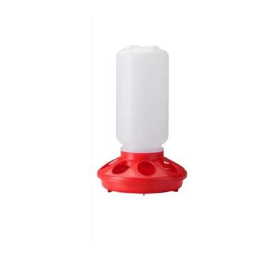Imagem de Comedouro de Frangos  Codornas e Pintos 1 kg Com Protetor de Ração - G