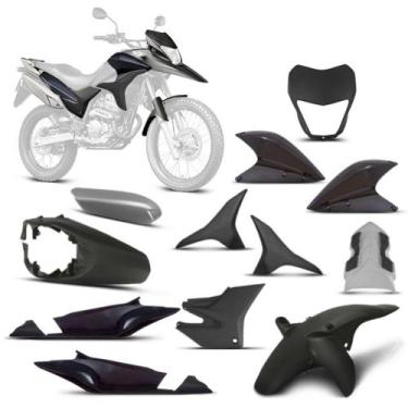 Imagem de Kit Carenagem Moto Honda XRE 300 2010 2011 2012 9 Peças Pro Tork Subst
