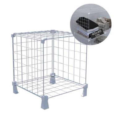 Imagem de Nicho Aramado Organizador para Livros Disco de Vinil LPs Estante de Aç