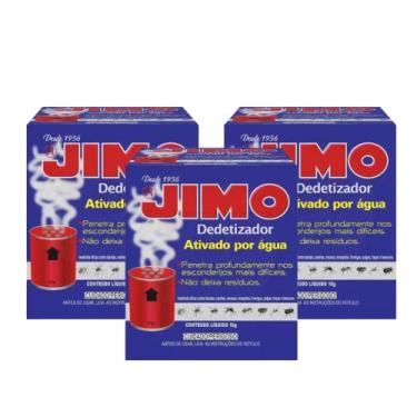 Imagem de Kit 3 Jimo Gás Fumigante Ativado Por Água 10g Dedetizador Contra Barat