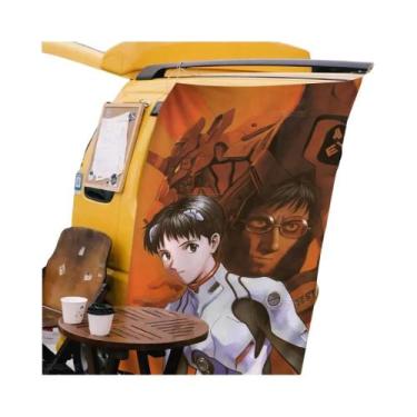 Imagem de Evangelion Anime Cartoon Banner De Suspensão De Parede Bandeira De Dec
