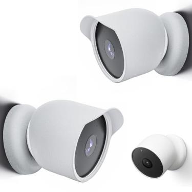 Imagem de Augstci Capa De Silicone Para Câmera Google Nest Compatível Com (Bateria) Ambientes Internos Ou Externos, Proteção Em Todas As Condições Climáticas, Fácil Instalação