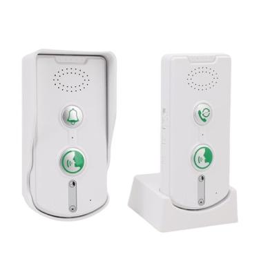 Imagem de Jectse Campainha de Intercomunicação de 2 Vias, de Campainha de Longo Alcance Sem Fio Com IP54, 5 Níveis de Volume, Bateria de 1000mAh, para Negócios Domésticos