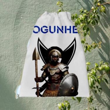 Imagem de Mochila Porta Guia Ogum Orixá Umbanda e Candomblé - Lojas Áurea