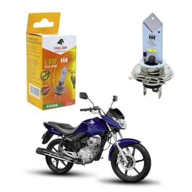 Imagem de Lampada H4 Led Eco 6500K Moto Honda Cg Titan Ex 2017 2018 2019 2020 20