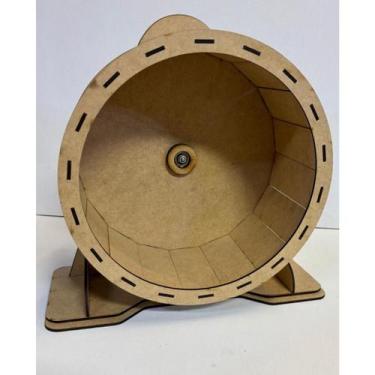 Imagem de Rodinha Hamster 25cm com Rolamento Silenciosa e já Montada Modelo Marr