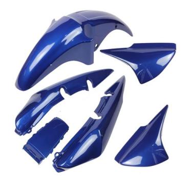 Imagem de Kit Carenagem Pintadas Paralama Rabeta Tampas Titan 150 ano 2004 a 200