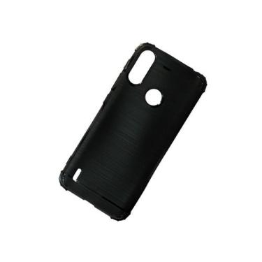 Imagem de Capinha Anti Impacto TPU Preta Para Celular Moto E7 Power - URM, Preto