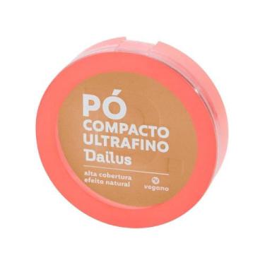 Imagem de Pó Compacto Ultrafino Dailus Vegano D5 Médio