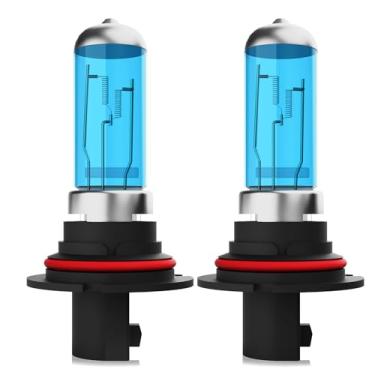 Imagem de DMEPUGI Lâmpadas de farol adequadas para Ford Ranger 2001-2011, 9007 Combo de feixe duplo alto baixo, lâmpadas de halogêneo de alto desempenho 5500K super brilhante, 2 peças