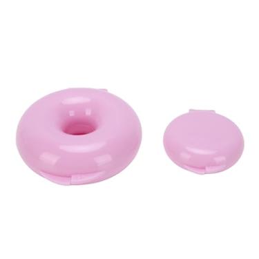 Imagem de HEEPDD 2pcs Donut Cake Pop Mold, Tamanhos Uniformes de Modelagem Sem Esforço Molde de Plástico de Grau Alimentar para Padarias Festas Casamentos Criativos Em Casa Assar (PINK)