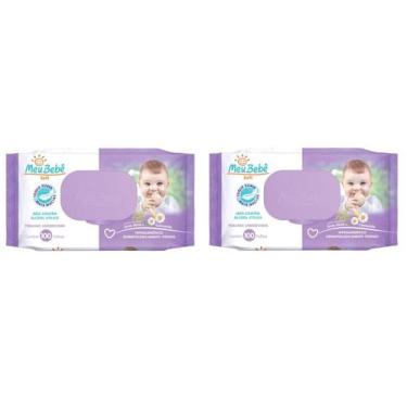 Imagem de Kit 2 Toalhas Umedecidas Meu Bebê Soft 100 Und - Hygieline