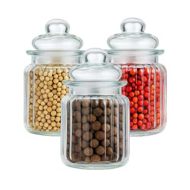 Imagem de Conjunto 3 Potes Herméticos De Vidro Multiuso 280ml