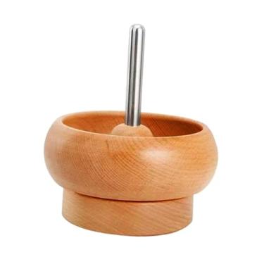 Imagem de Vaveren Tigela giratória para miçangas, ferramenta para enfiar miçangas rapidamente, ferramenta para fazer pulseiras e bijuterias, L