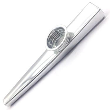 Imagem de Kazoo sopro profissional prateado metalico MXP