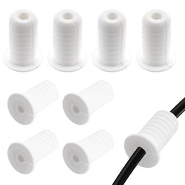Imagem de Kit de roteamento de ilhoses de cabo de 3/10.2 cm, compatível com kits de ilhós de borracha de cabo Ethernet Starlink para alimentação de orifício de parede de 19 mm (3/10.2 cm) através da bucha
