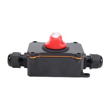 Imagem de Hyuduo Interruptor de Desconexão da Bateria Resistente 150a Ip66 à Prova d' água, Contatos de Latão Caixa Pa66 para Carro Rv Barco Marinho Corte de Energia de Alta Corrente