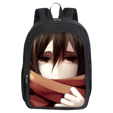 Imagem de Mochila Attack on Titans Levis Ackermans Cartoon Kids
