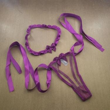 Imagem de Tanga Fio Perneira Surfistinha Cor:OdaliscaTamanho:M - Perereca Sarada