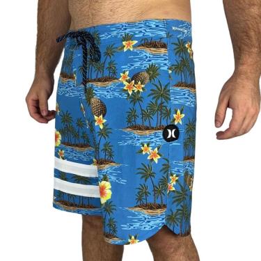 Imagem de Bermuda Hurley Phantom Block Party 18 Azul-Masculino
