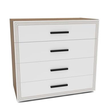 Imagem de Cômoda 4 Gavetas Valência Politorno Móveis