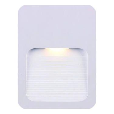 Imagem de 2X Balizador Parede Escada Ip65 Led 2W Branco Quente 3000K 4