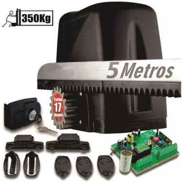 Imagem de Motor Rossi Dz Atto Turbo 5m Crem 3 Control P/ Portão Deslizante 350kg 220v