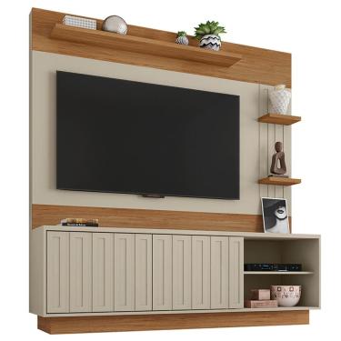 Imagem de Estante Home Para TV Até 65 Polegadas 2 Portas Clap Caemmun