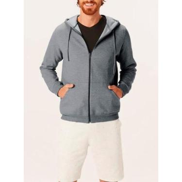 Imagem de Jaqueta Moletom Malwee 1000006668 Masculina Flanelada Algodão T. P/XGG