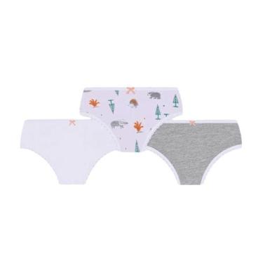 Imagem de Calcinha Lobinha Infantil Estampada 18100-089 C/3, Sortido, 1117, P