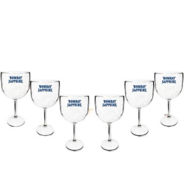 Imagem de Conjunto com 6 taças Gin Bombay 580 ml - plastifest