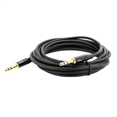 Imagem de Cabo P10 para P10 Estereo Profissional - Preto 50 Metros