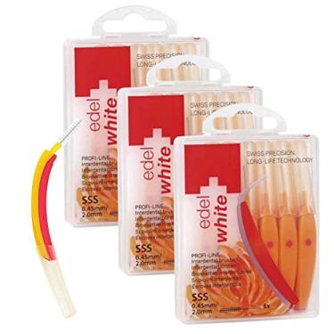 Imagem de KIT Escova Interdental Edel - Laranja - 18 escovas interdentais