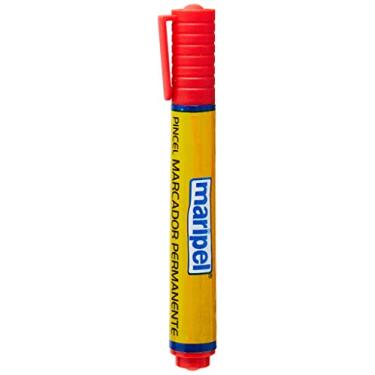 Imagem de MARCADOR PINCEL MARCA TUDO (5MM) VERMELHO C/12