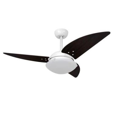 Imagem de Ventilador De Teto Volare Branco Vd300 3 Pás Tabaco 110V, 110V