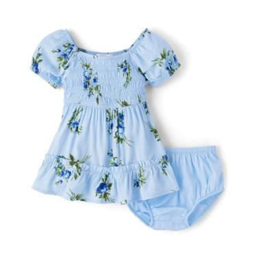 Imagem de The Children's Place Vestidos casuais de manga curta para bebês meninas e crianças pequenas, Brisa, 3-6 Meses