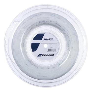 Imagem de Tamanho Do Rolo De Corda Babolat Syn Gut 1,25 Mm 1,30 Mm X 200 M, Cor Branca-Unissex