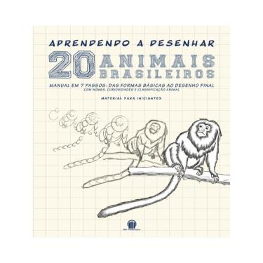 Imagem de Aprendendo A Desenhar 20 Animais Brasileiros