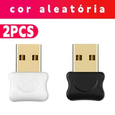 Imagem de Adaptador Bluetooth 5.0 USB Transmissor Áudio Sem Fio para Notebook e 
