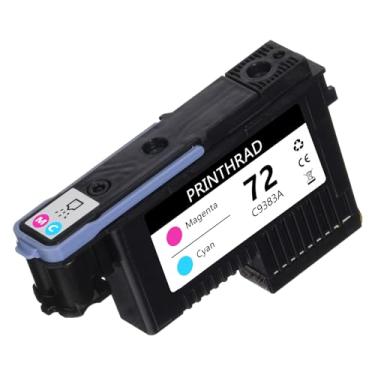 Imagem de Aulay Cabeça de impressão 72 com chips atualizados compatíveis com impressoras HP T610 T620 T770 T790 T1100 T1120 T1200 T1300 T2300 (ciano/magenta)