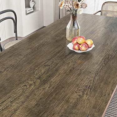 Imagem de WESTICK Papel de contato de madeira rústica 299.7 cm x 61.0 cm para bancadas papel de parede de madeira impermeável descasque e cole papel de contato de madeira vintage autoadesivo envoltório de vinil