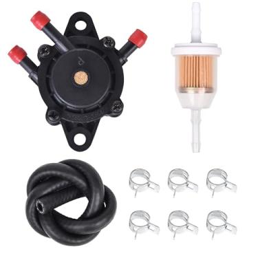 Imagem de AMICAREP Bomba de combustível para Kohler Bomba de combustível a vácuo com filtro e mangueira serve para Kohler 17-25HP Motor Briggs & Stratton Honda Yamaha substituição de cortador de grama pequeno