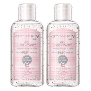 Imagem de Kit  Álcool em Gel Higienizante Giovanna Baby Classic  60ml - 2 unidad