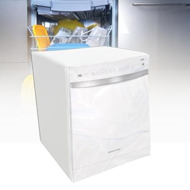 Imagem de CAPA PARA LAVA LOUÇAS BRASTEMP 14 SERVIÇOS TRANSPARENTE (BRANCO)