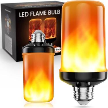 Imagem de Lâmpadas LED Flame Hyrion 4 modos E26 Base (pacote com 2)