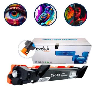 Imagem de Cartucho Toner Evolut Tn1060 1060 Compatível Com Brother